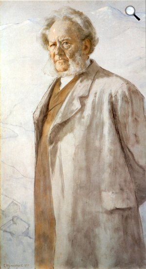 Erik Werenskiold: Henrik Ibsen, 1895 (Fotó: ibsen.nb.no)