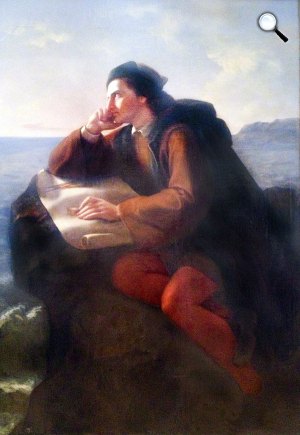 Jose Maria Obregon: Kolumbusz Kristóf, 1856 (Fotó: Wikipédia)