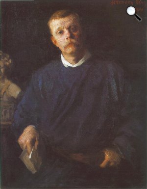 Ferenczy Károly: Malonyay Dezső portréja (Fotó: Nemzeti Portrétár)