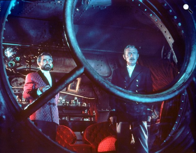 Némó kapitány - James Mason és Lukács Pál (Paul Lukas), 1954 (Fotó: Walt Disney Productions)