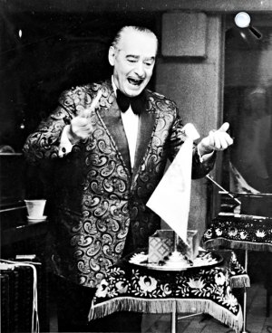 Rodolfo (Gács Rezső), a világhírű bűvész (Fotó: Móra Múzeum)