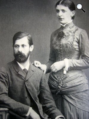 Sigmund Freud és felesége, Martha Bernays (Fotó: freud.org.uk)