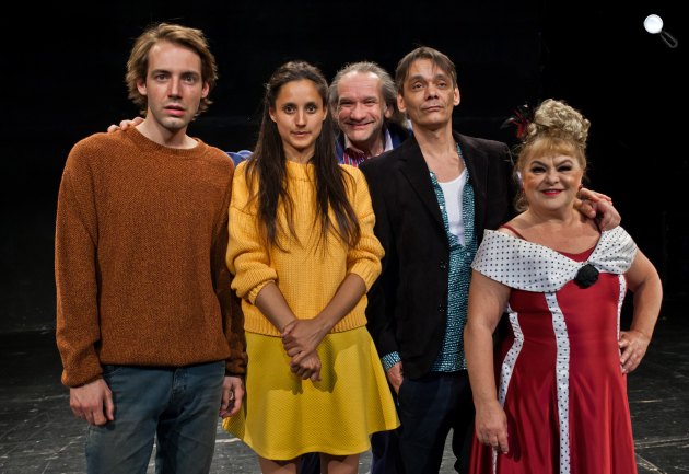Sirály - Porogi Ádám, Trokán Nóra, László Zsolt,  Kaszás Gergő, Oszvald Marika,  Kultúrbrigád és az Átrium Film-Színház közös előadása (Fotó: Mészáros Csaba)