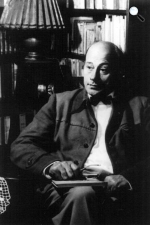 Tamási Áron író otthonában (Fotó: Libri)