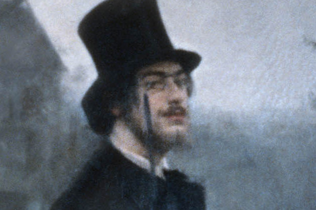 Ramon Casas: A bohém, Erik Satie, 1891 (Fotó: Wikiart)