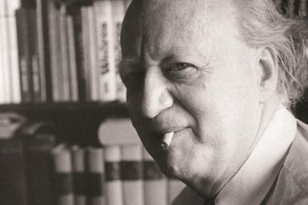 Réz Pál (1930-2016) Széchenyi-díjas magyar irodalomtörténész, műfordító, szerkesztő, műkritikus(Fotó: Szilágyi Lenke/Magvető)