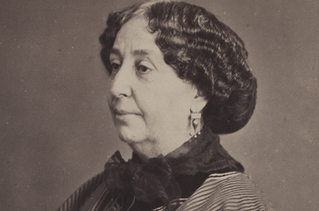 Nadar: George Sand (1804-1876) francia írónő, 1864 (Fotó:  Städel Museum/Wikimédia)