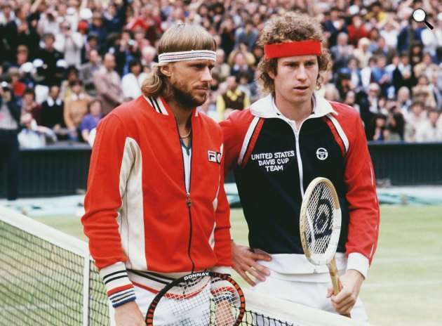 Björn Borg és John McEnroe, Wimbledon (Fotó: Wikipédia)
