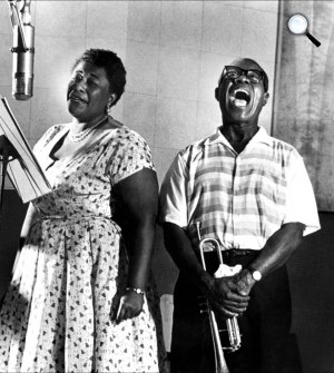 Ella Fitzgerald és Louis Armstrong (Fotó: listal.com)