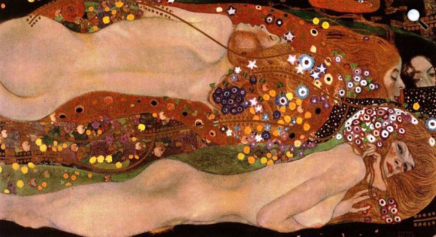 Gustav Klimt: Vízikígyók II., 1902 (Fotó: Wikiart)
