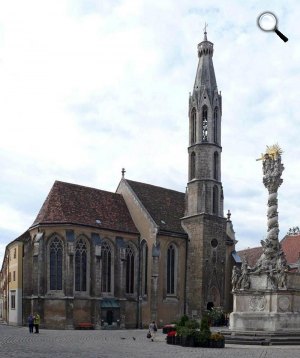 Nagyboldogasszony római katolikus templom, avagy Kecske-templom, Sopron (Fotó: Wikipédia)