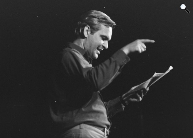 Latinovits Zoltán színművész, Egyetemi Színpad, 1970 (Fotó: Fortepan)