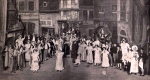 A garasos kisasszony előadása a Magyar Színházban, 1898 (Fotó: Erdélyi/OSZK)