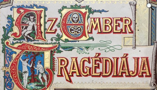 Madách Imre - Zichy Mihály: Az ember tragédiája, borító (Fotó: OSZK)