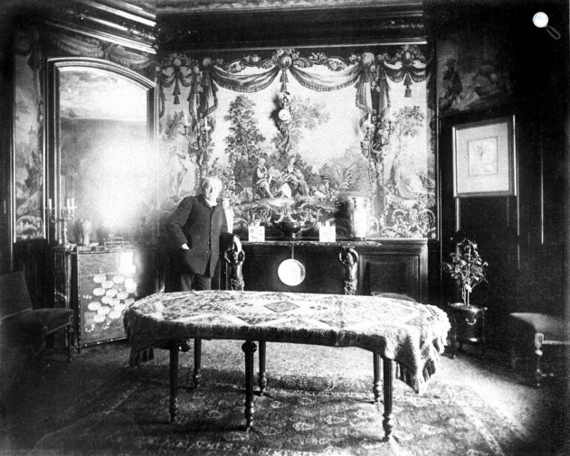 Edmond de Goncourt író szobája, 1890 (Fotó: Musée Cernuschi)