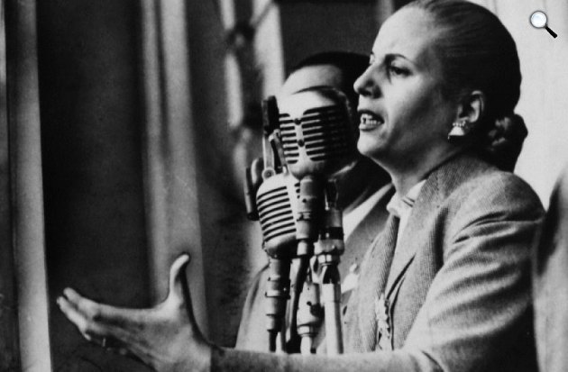 Eva Perón (Evita), az argentin miniszterelnök felesége (Fotó: Wikipédia)