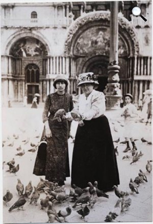 Gertrude Stein és Alice B. Toklas, Velence, 1908 (beinecke.library.yale.edu)