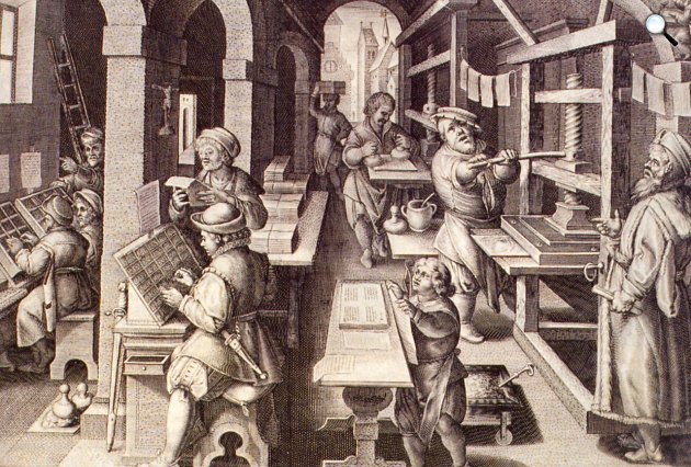 Johannes Gutenberg nyomdája (Fotó: typographia.oszk.hu)