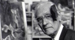 Molnár C. Pál (1894-1981)  festőművész, grafikus a műtermében (Fotó: Molnár C. Pál Múzeum/Facebook)