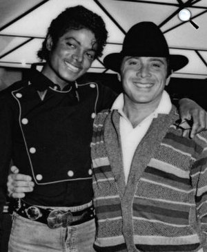 Michael Jackson és Paul Anka (Fotó: listal.com)