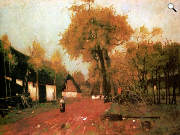 Paál László: Berzovai utca, 1871 (Fotó: MEK.OSZK)