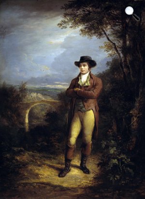 Alexander Nasmyth: Robert Burns, 1828 (Fotó: Wikiart)