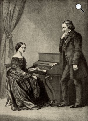 Robert Schumann és felesége, Clara Schumann (Fotó: listal.com)