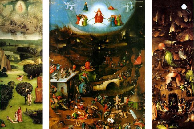 Hieronymus Bosch: A gyönyörök kertje (Fotó: Prado Múzeum)