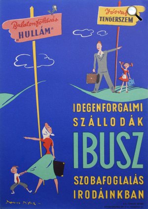 Nyári utazási hirdetés (Fotó: Flanek Péter plakátgyűjteménye)