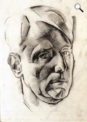 Aba-Novák Vilmos: Önarckép, 1920 (Magántulajdon/hung-art.hu)