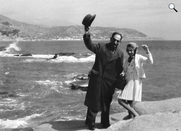 Babits Mihály és Babits Ilona, Olaszország, 1940 (Fotó: Török Sophie/OSZK)