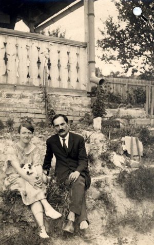 Babits Mihály és Babits Mihályné Török Sophie (Tanner Ilona), 1928 (Fotó: OSZK)
