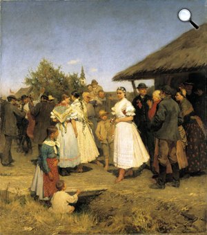 Deák-Ébner Lajos: Nászmenet (Fotó: MNG)