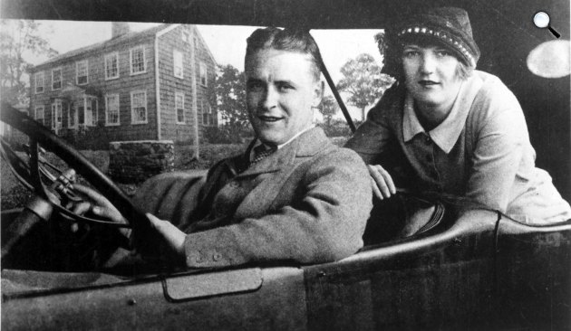 F. Scott Fitzgerald író és felesége, Zelda Fitzgerald (Fotó: babelio.com)