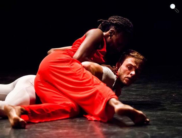 Grecsó Zoltán: Egy faun alkonya - Valencia James, Rusu Andor (Fotó: Nemzeti Táncszínház)