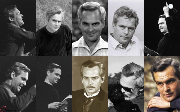 Latinovits Zoltán színművész, író (1931-1976) fotómontázs (Fotók: Fortepan, OSZK, Inkey Alice, Noran Libro, Cultura.hu)