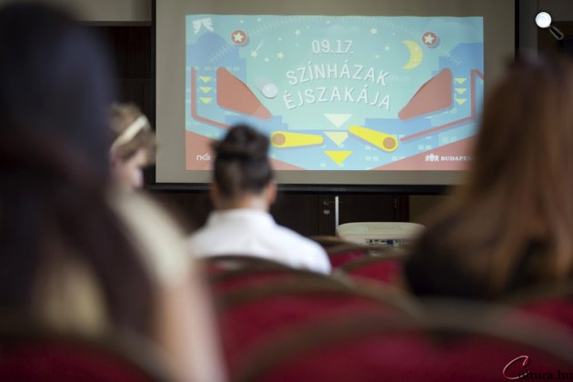 Színházak Éjszakája 2016 - sajtótájékoztató (Fotó: Walton Eszter)