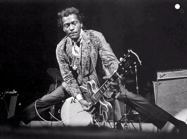 Chuck Berry rock and roll zenész (Fotó: listal.com)