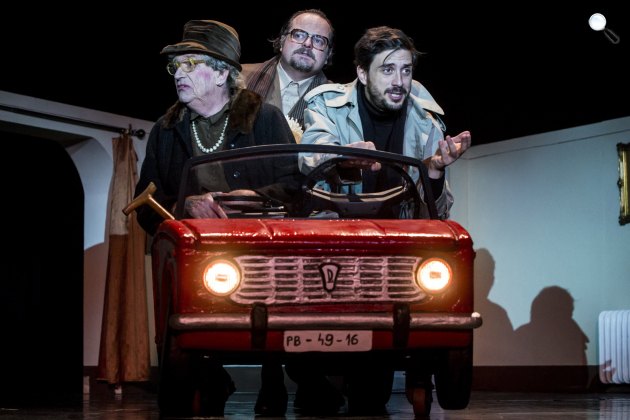 Dés Mihály: Pesti barokk - Kern András, Mészáros Máté és Szabó Kimmel Tamás, r.: Göttinger Pál, Belvárosi Színház (MTI Fotó: Marjai János)