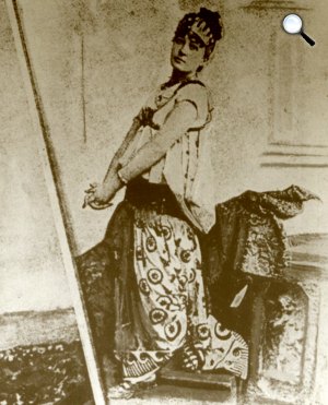 Madách: Az ember tragédiája - Jászai Mari, 1883 (Fotó: MEK.OSZK)