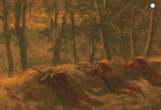 Mednyánszky László: Katonák, 1914-1918 (Fotó: magántul/hung-art.hu)