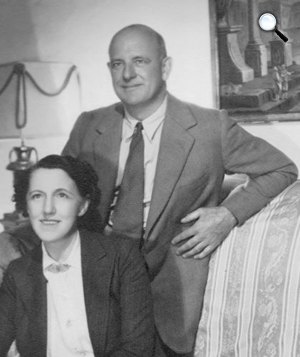 PG Wodehouse író és felesége, Ethel May Wayman (Fotó: babeliol.com)