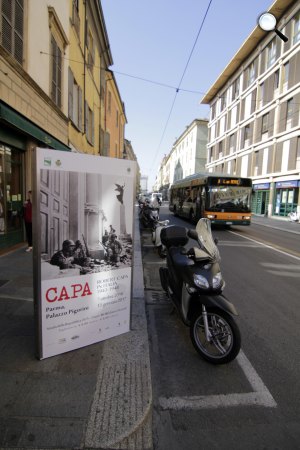 Robert Capa in Italia, Parma (Fotó: Ormos József)