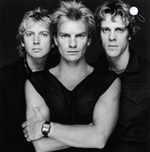 The Police - Andy Summers, Sting, Stewart Copeland (Fotó: listal.com)