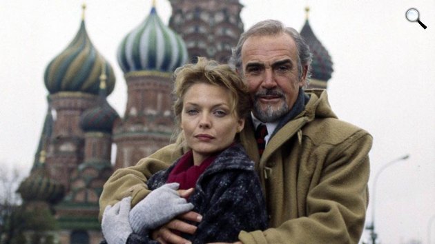 John le Carré: Oroszország-ház - Sean Connery és Michelle Pfeiffer, 1990 (Fotó: listal.com)