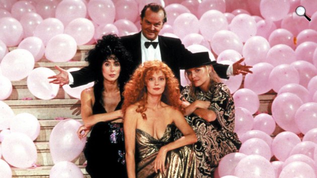 Az eastwicki boszorkányok - Cher, Michelle Pfeiffer, Susan Sarandon, Jack Nicholson, 1987 (Fotó: listal.com)
