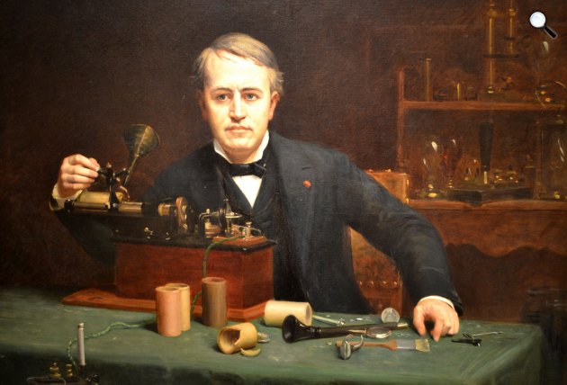 Thomas Alva Edison (1847-1931) feltaláló, tudós portréja (Fotó: Smithsonian Intézet/Wikipédia)