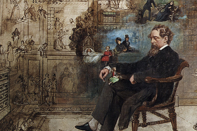 Robert William Buss: Dickens álmai, 1875 (Fotó: charlesdickenspage.com)