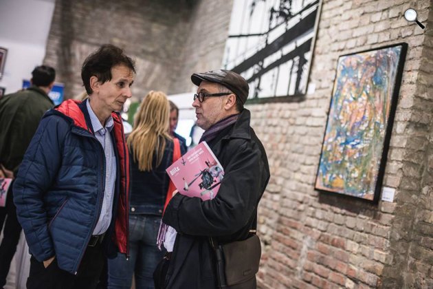 Francois Fiedler festménye a Blitz Galéria őszi kortárs aukcióján, a volt MEO-ban (Fotó: Blitz Galéria / Facebook)