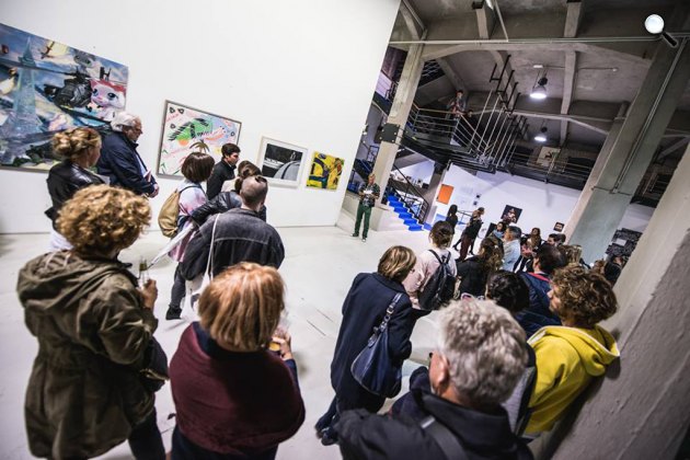 A Blitz Galéria őszi kortárs aukciója a volt MEO-ban (Fotó: Blitz Galéria / Facebook)